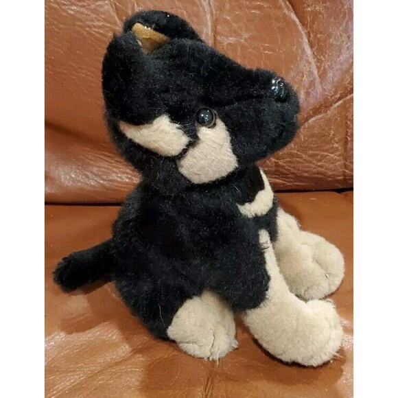 6 In Nintendogs German Shepherd Rottweiler Puppy Dog Swivel Head Stuffed Animal - Picture 4 of 11